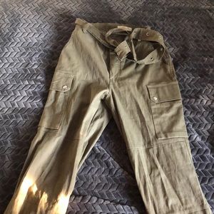Olive cargo pants